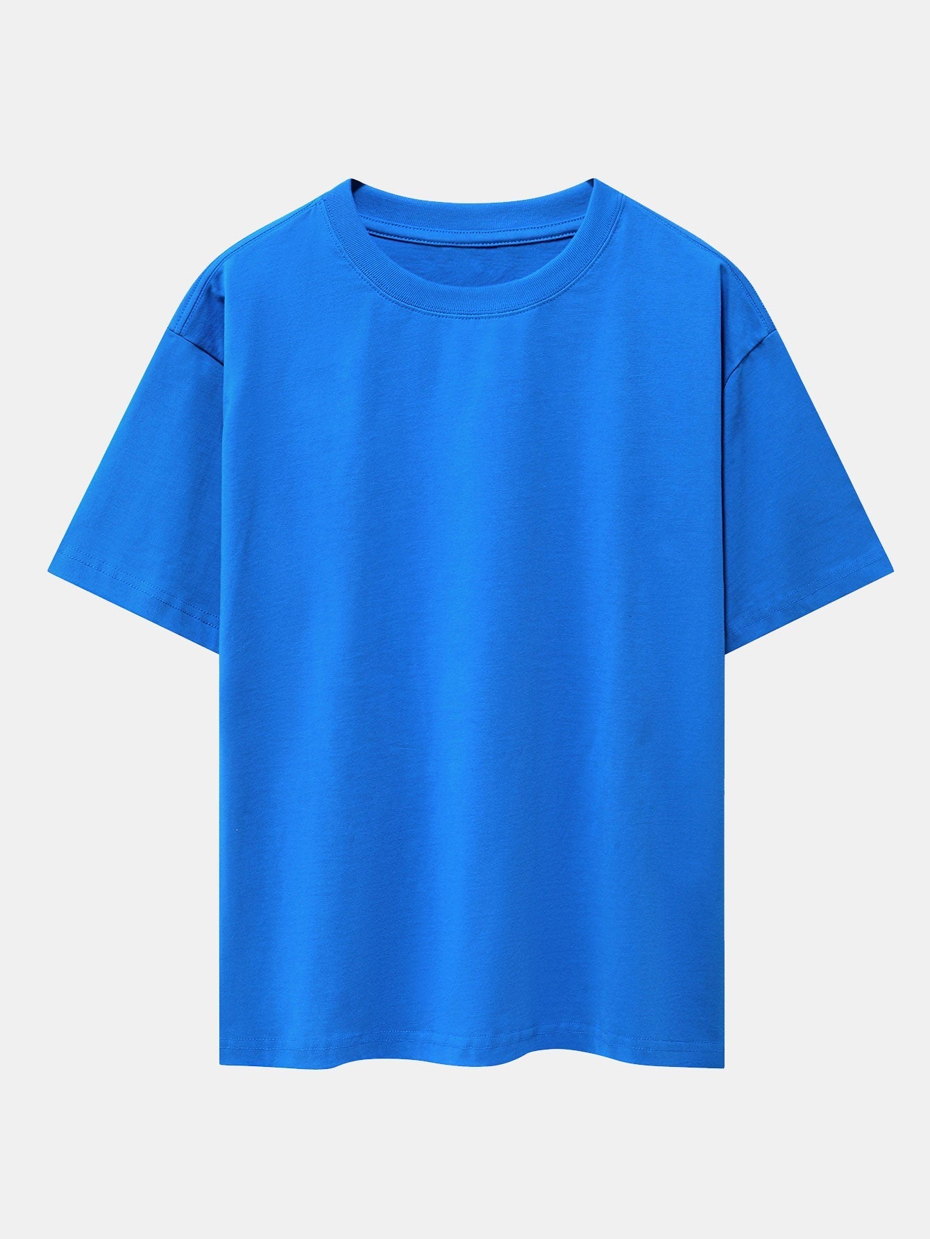 Oversized basis T-shirt van zware kwaliteit