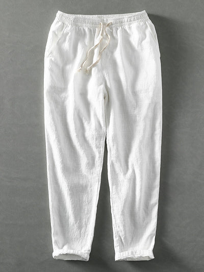 Katoenen cropped broek