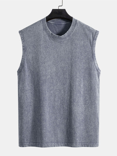 Versleten en vervaagde tanktop