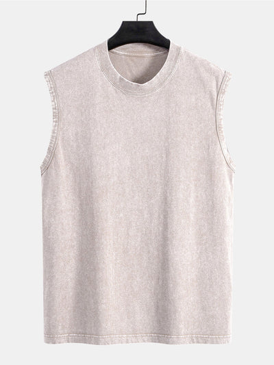 Versleten en vervaagde tanktop