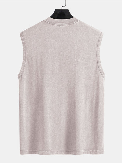 Versleten en vervaagde tanktop