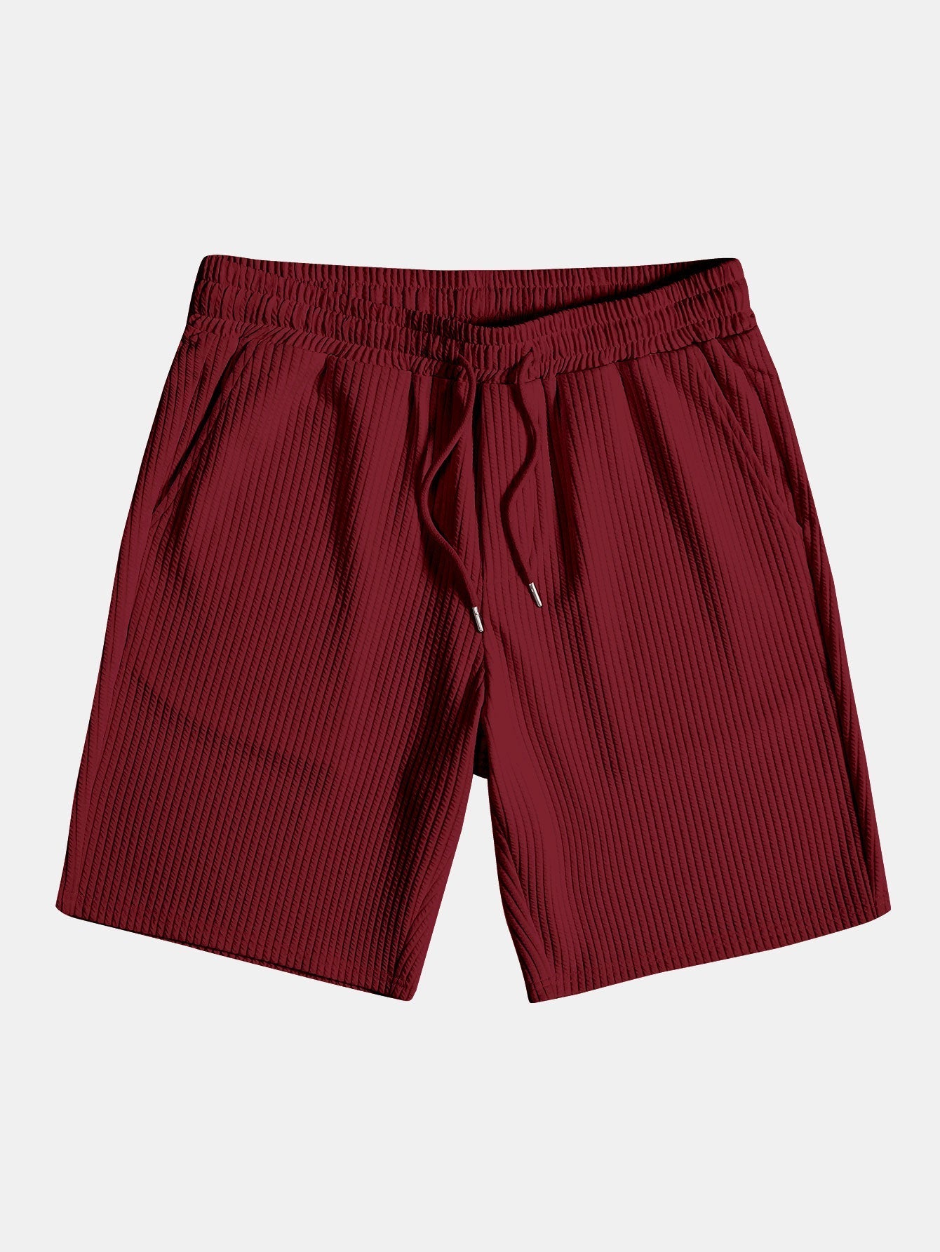 Overhemd en korte broek met nerveuze knoop