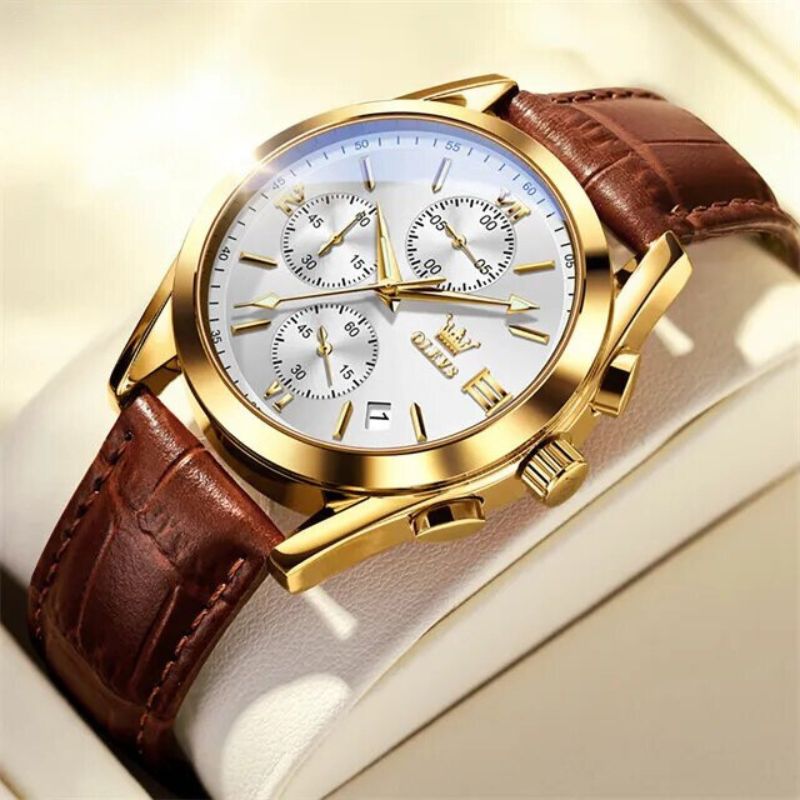 Gregor® | Luminous Quartz Chronograaf Horloge