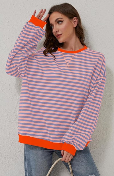 Brigitte® | Gestreepte Oversized Trui