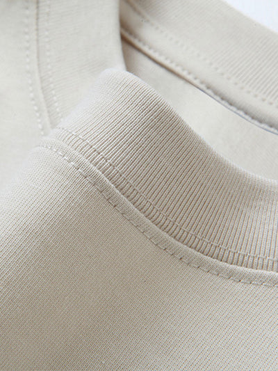 Oversized basis T-shirt van zware kwaliteit