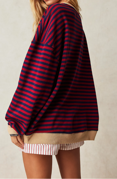 Brigitte® | Gestreepte Oversized Trui