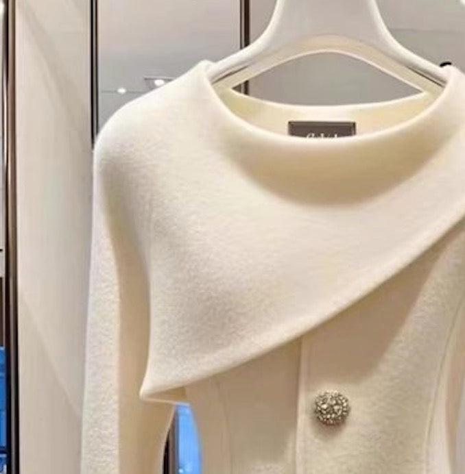 Wilma® | Comfortabele Witte Trui met Lange Mouwen