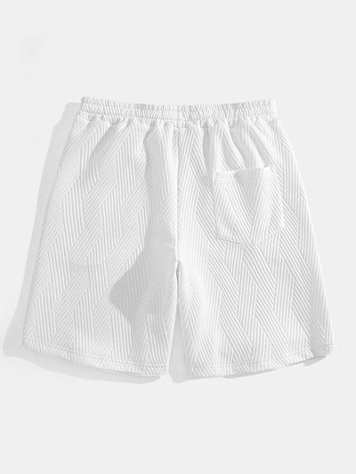 Mouwloze hoodie in gestreept jacquard <tc>T-Shirt</tc> &amp; Shorts