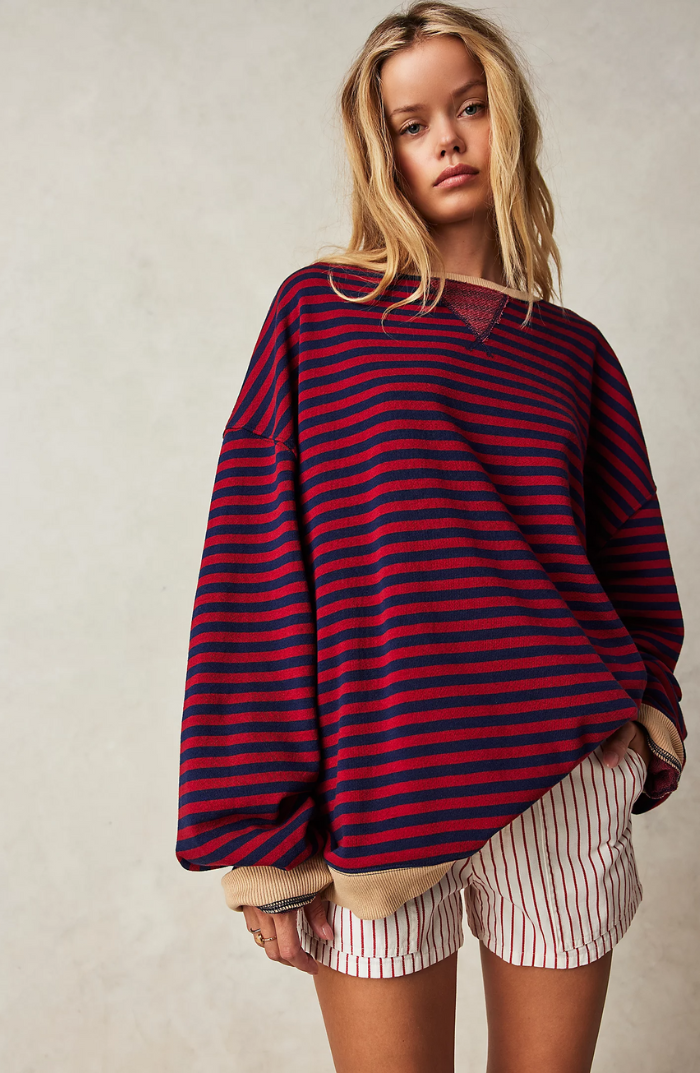 Brigitte® | Gestreepte Oversized Trui