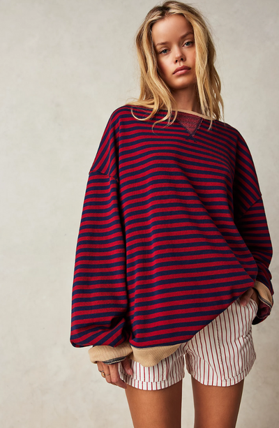 Brigitte® | Gestreepte Oversized Trui
