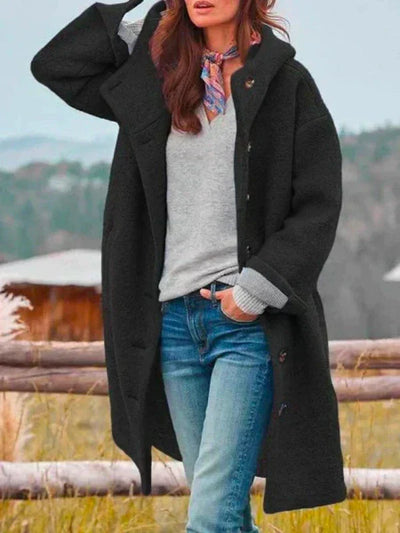 Theresa® | comfortabele winterjas met knopen