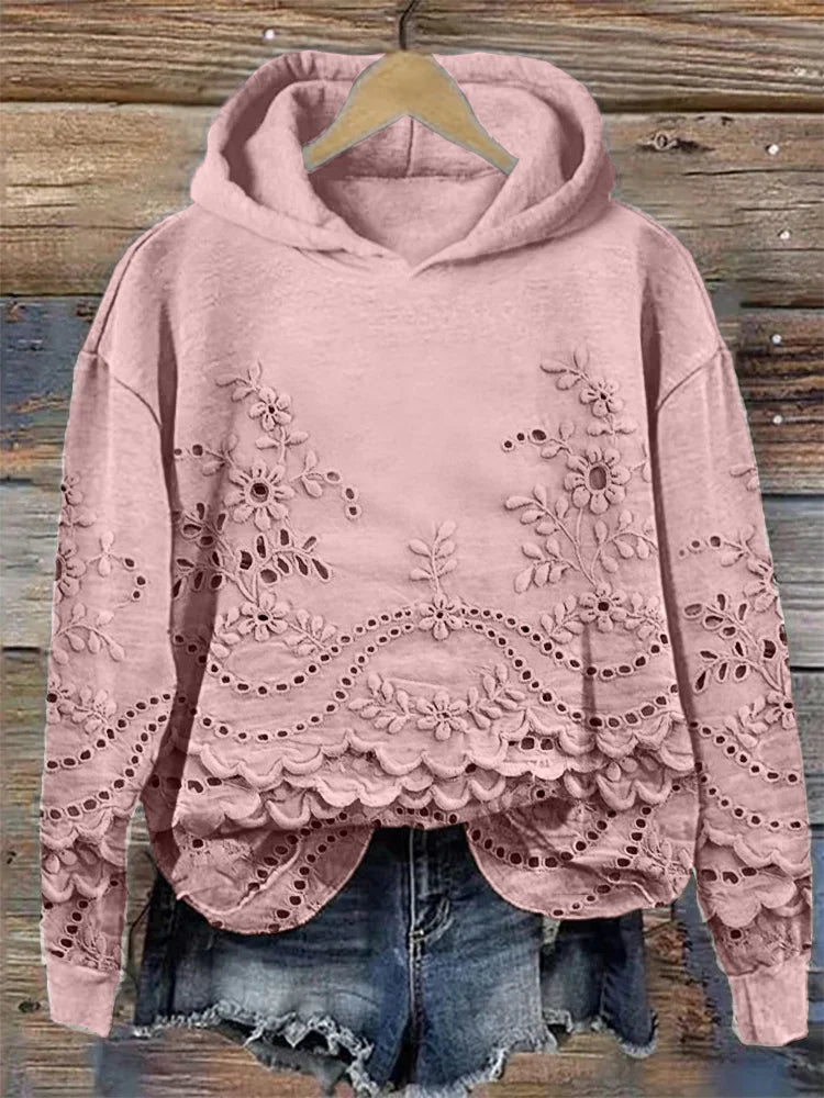 MARLA® | Sweatshirt met bloemenpatroon