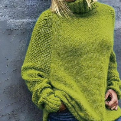 MONIKA® | Elegante Hoge Kraag Trui