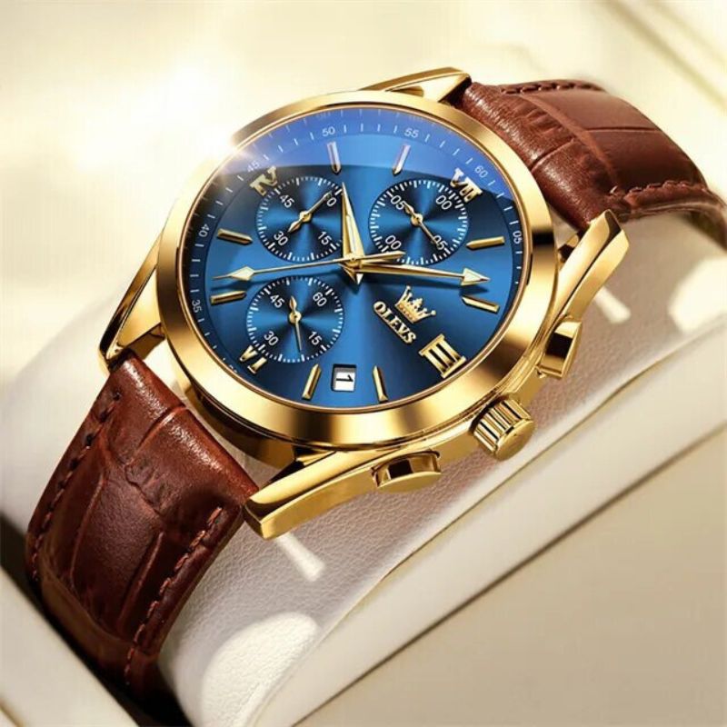 Gregor® | Luminous Quartz Chronograaf Horloge
