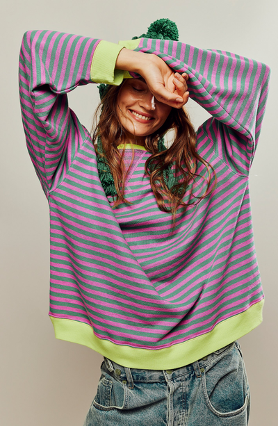 Brigitte® | Gestreepte Oversized Trui