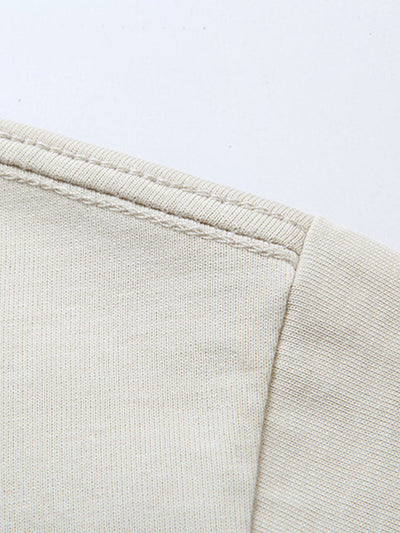 Oversized basis T-shirt van zware kwaliteit