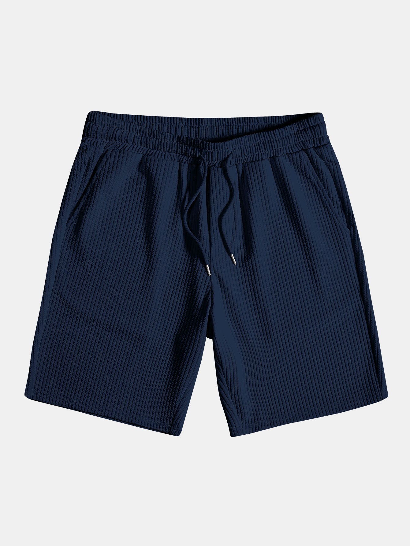 Overhemd en korte broek met nerveuze knoop