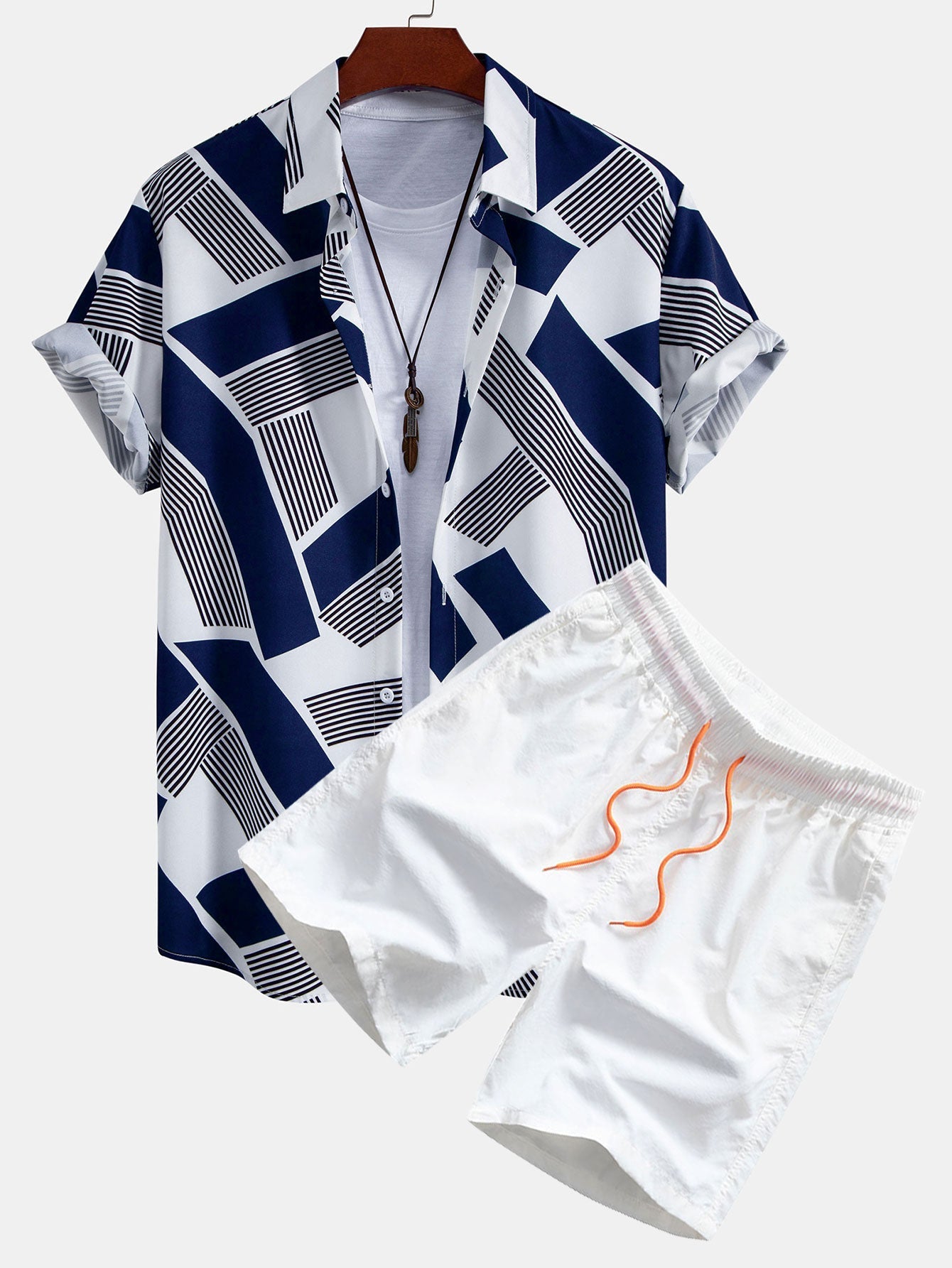 Kleurafdrukknop voor short en zwemshort