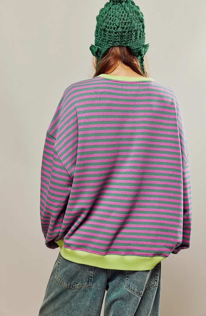 Brigitte® | Gestreepte Oversized Trui