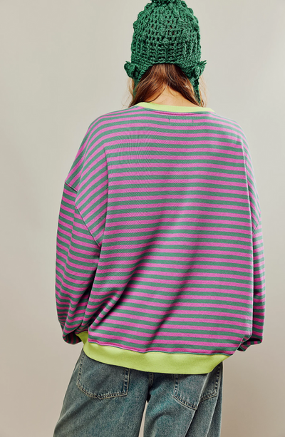 Brigitte® | Gestreepte Oversized Trui