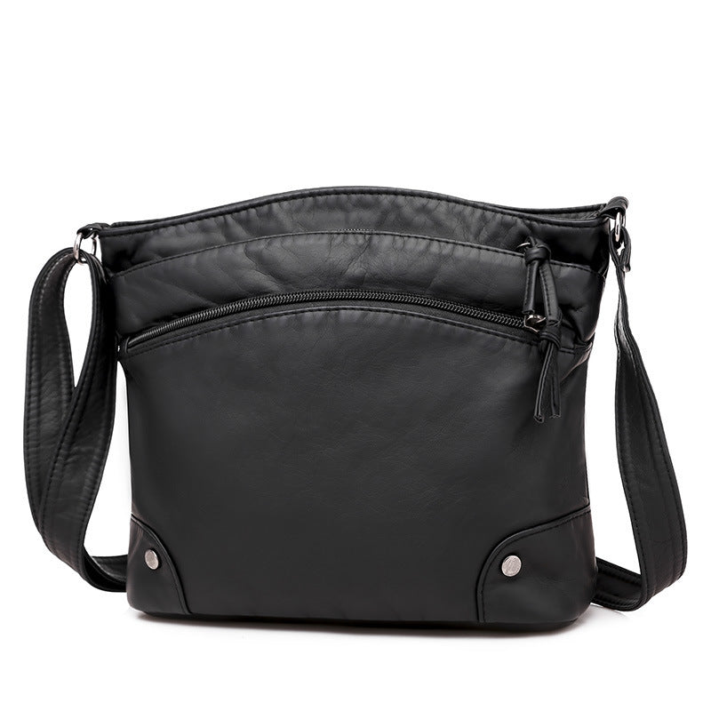 Sandrine™ - Leren schoudertas