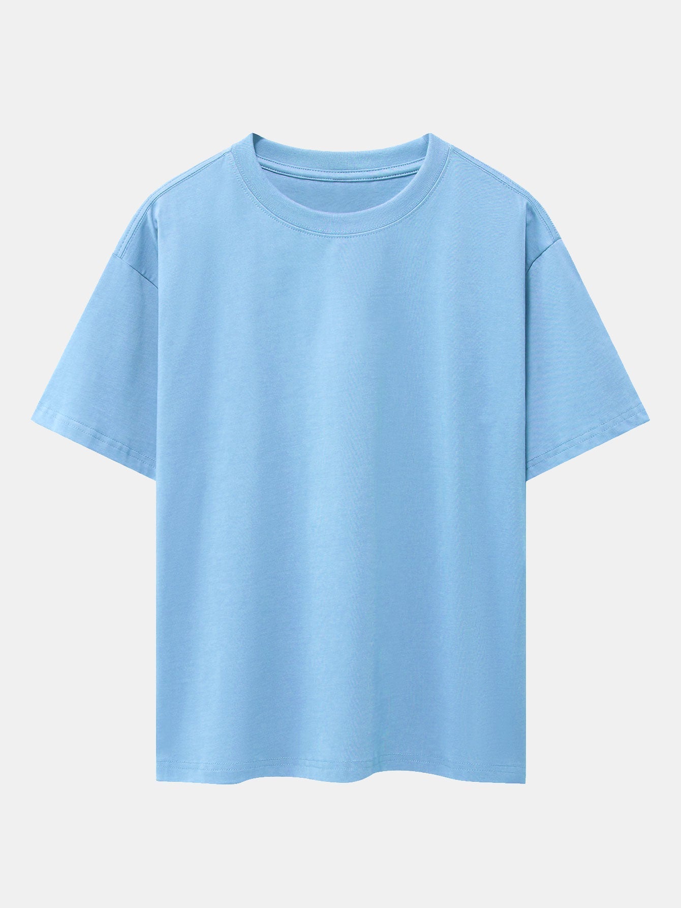 Oversized basis T-shirt van zware kwaliteit