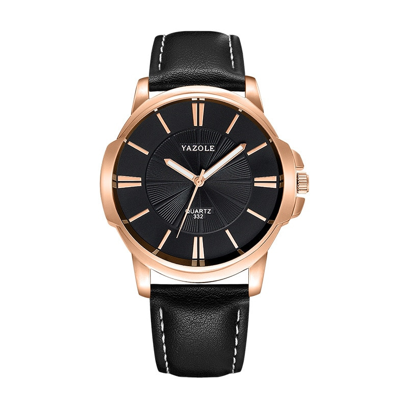 Raphael® | Luxe Blauwe Glas Lederen Horloge