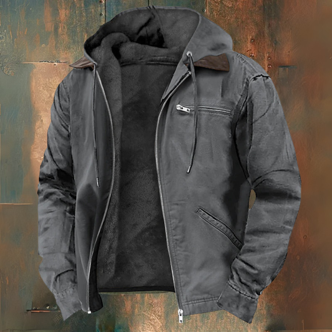 Parka met voering en capuchon