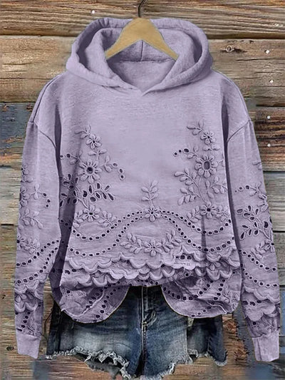 MARLA® | Sweatshirt met bloemenpatroon