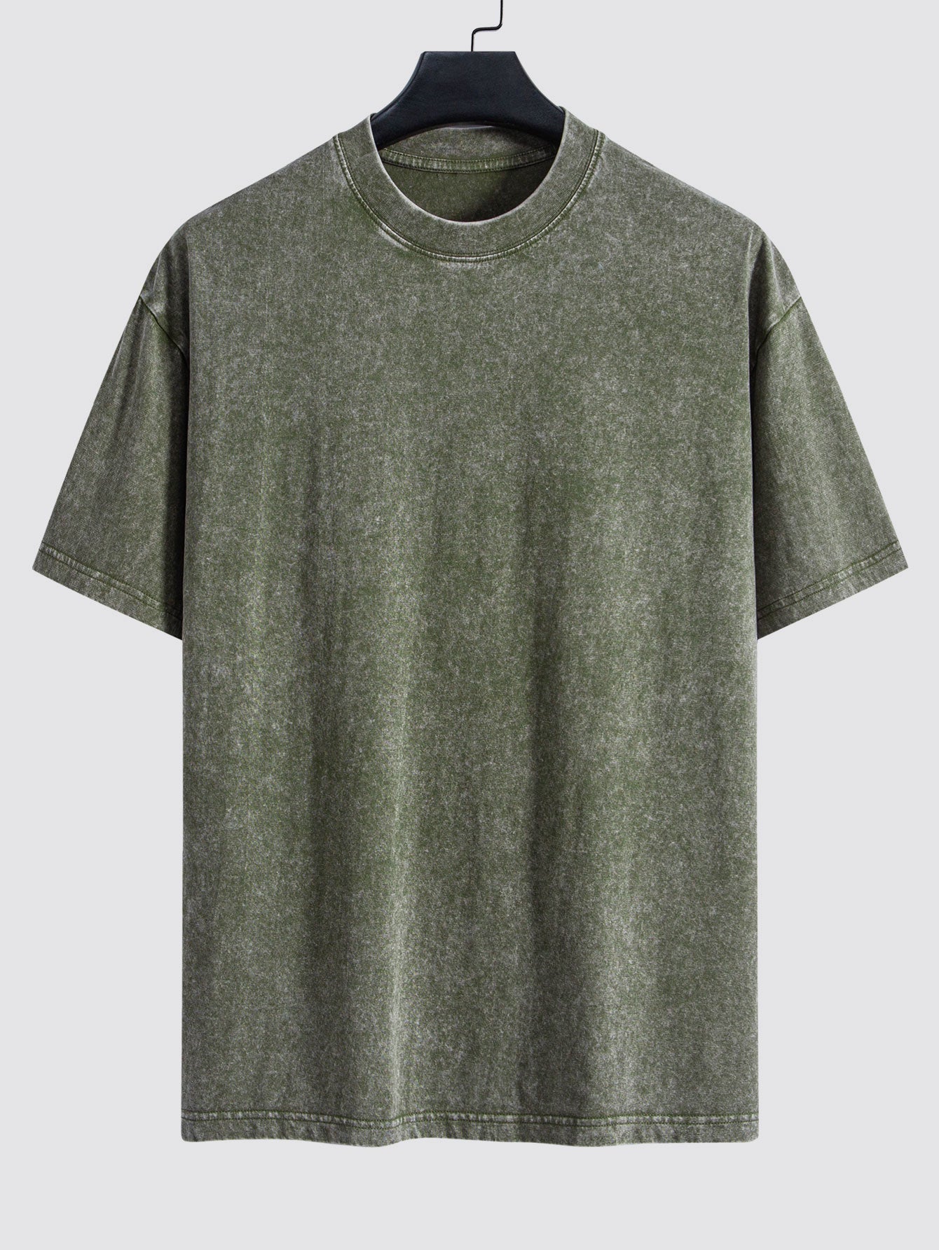 Oversized basis T-shirt in gewassen distress