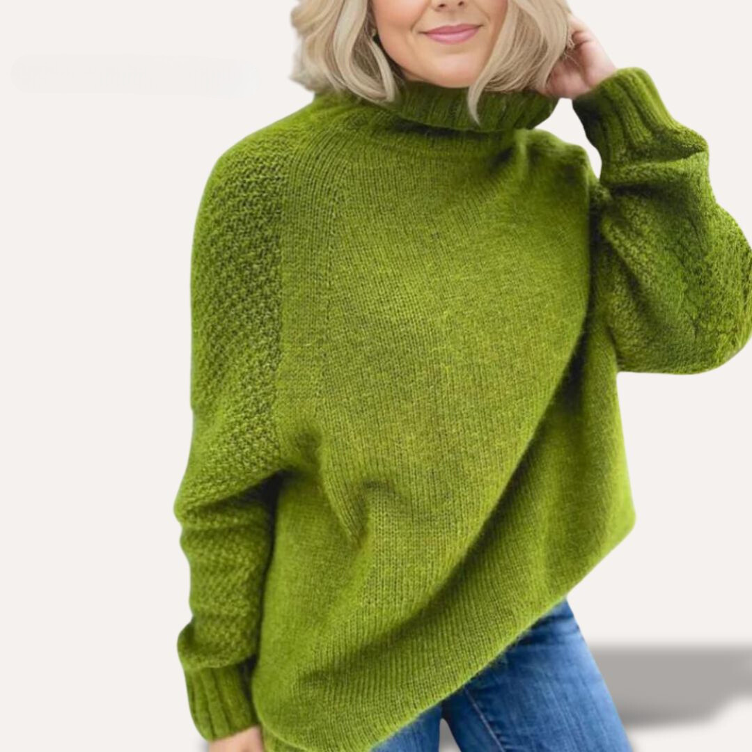 MONIKA® | Elegante Hoge Kraag Trui