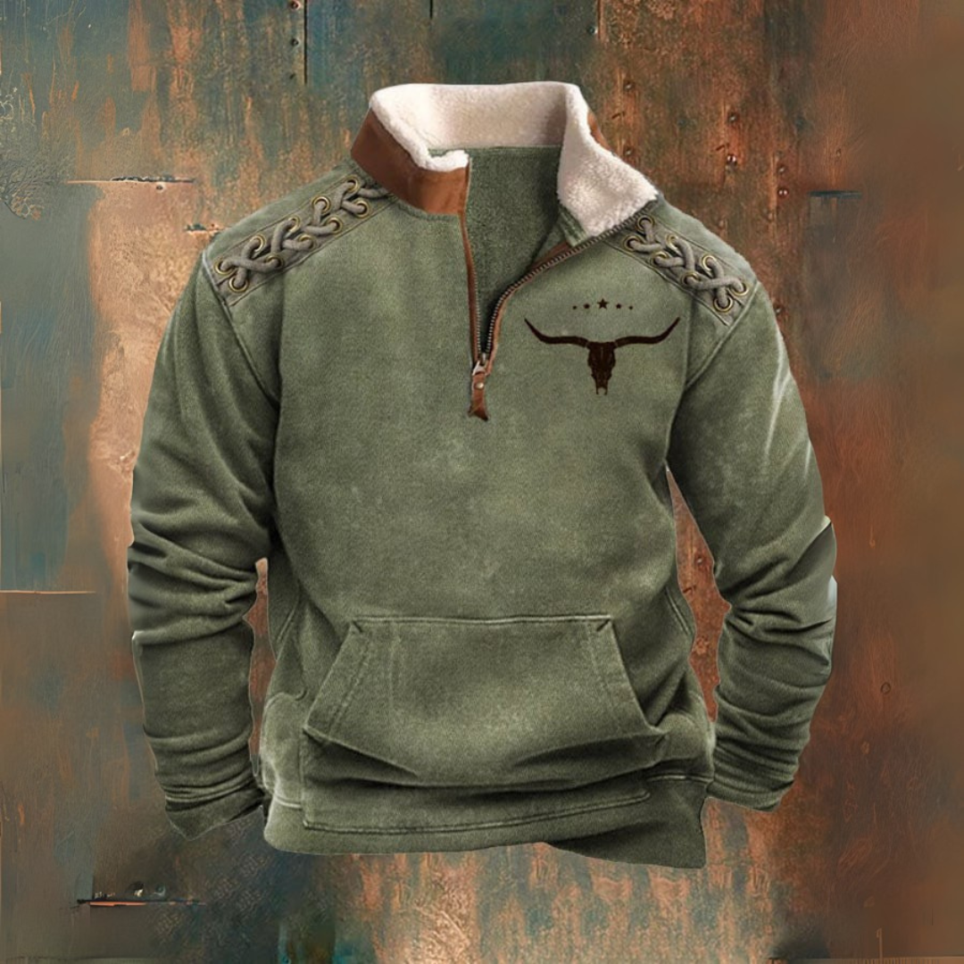 RODEO — Vest met halve rits voor herfst-winter