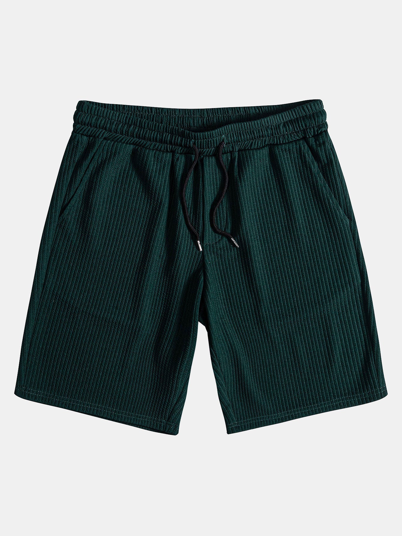 Overhemd en korte broek met nerveuze knoop