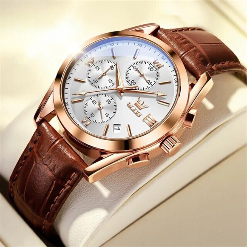 Gregor® | Luminous Quartz Chronograaf Horloge
