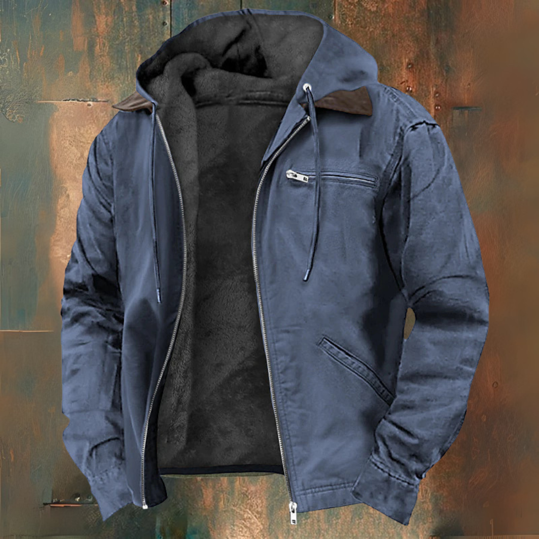 Parka met voering en capuchon