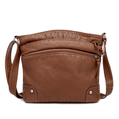 Sandrine™ - Leren schoudertas