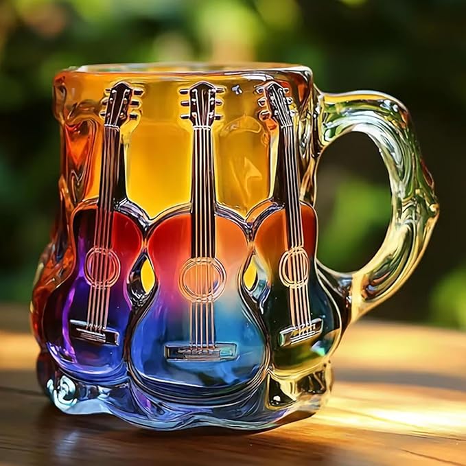 Brewelle® | Handgemaakte mok met 3D-gitaarontwerpen