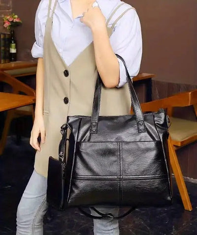 Chelsea® | Handgemaakte Leren Tas + Portemonnee (Gratis)