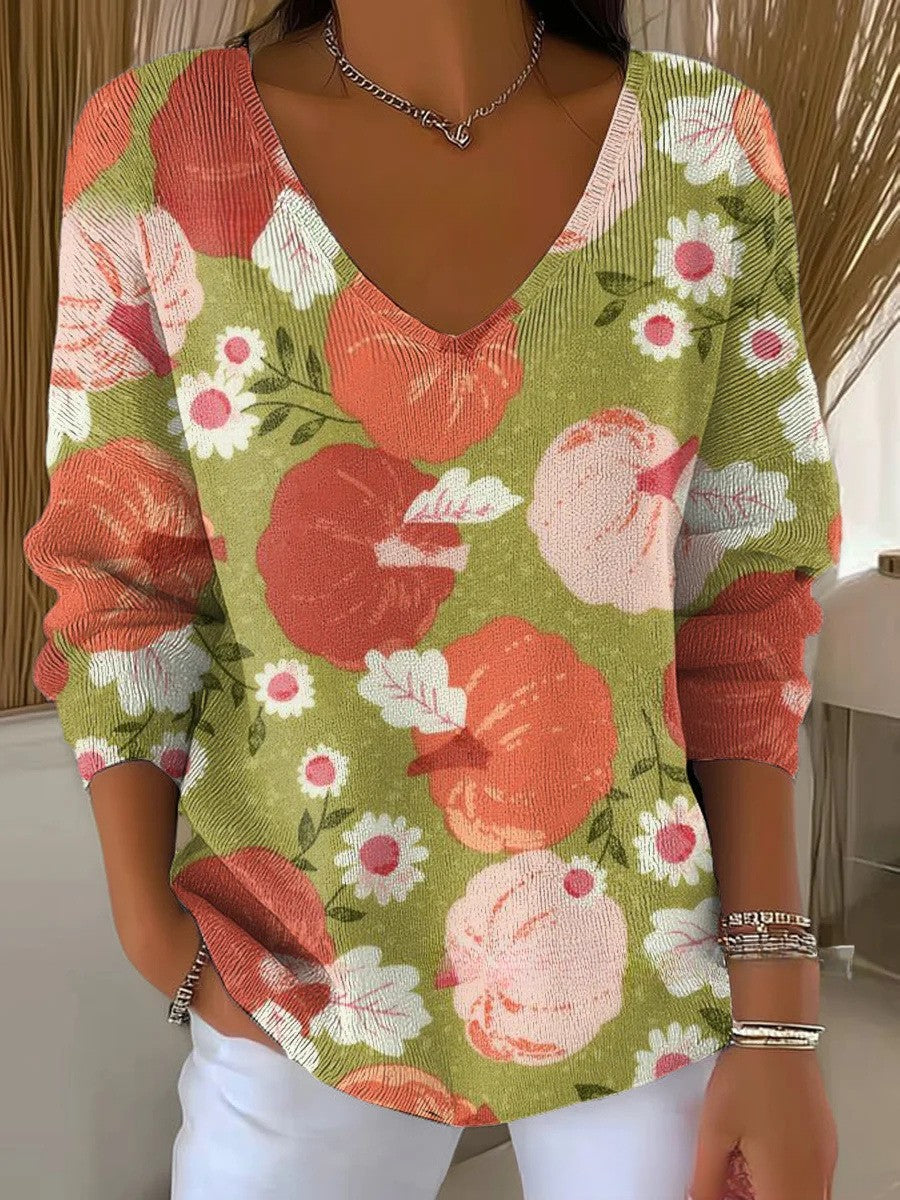 Anneliese® |Trui met V-hals
