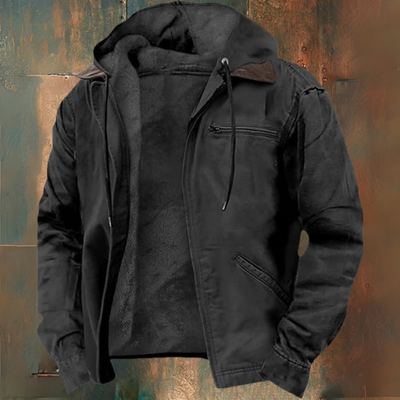 Parka met voering en capuchon