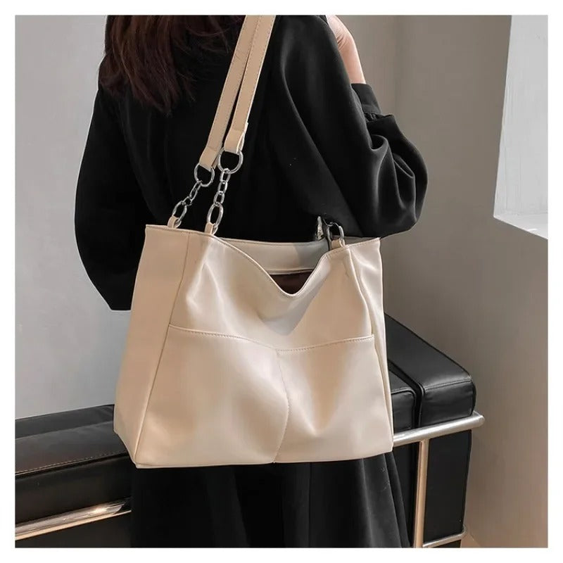 Iris® | Grote Vintage Handgemaakte Lederen Tas