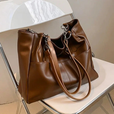 Iris® | Grote Vintage Handgemaakte Lederen Tas