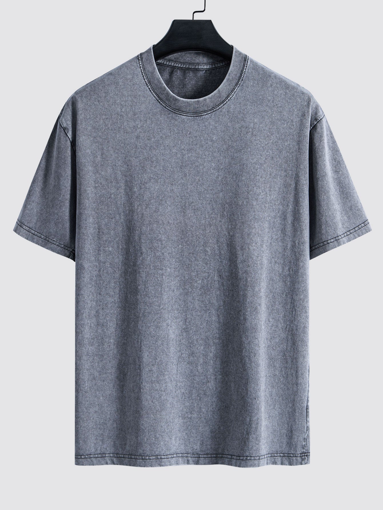 Oversized basis T-shirt in gewassen distress