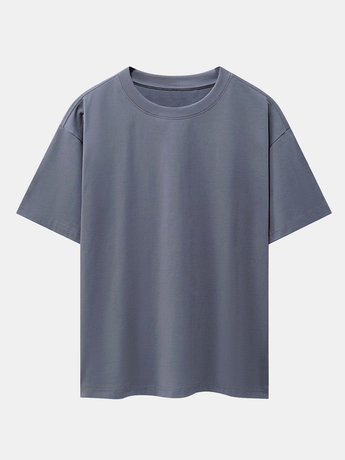Oversized basis T-shirt van zware kwaliteit