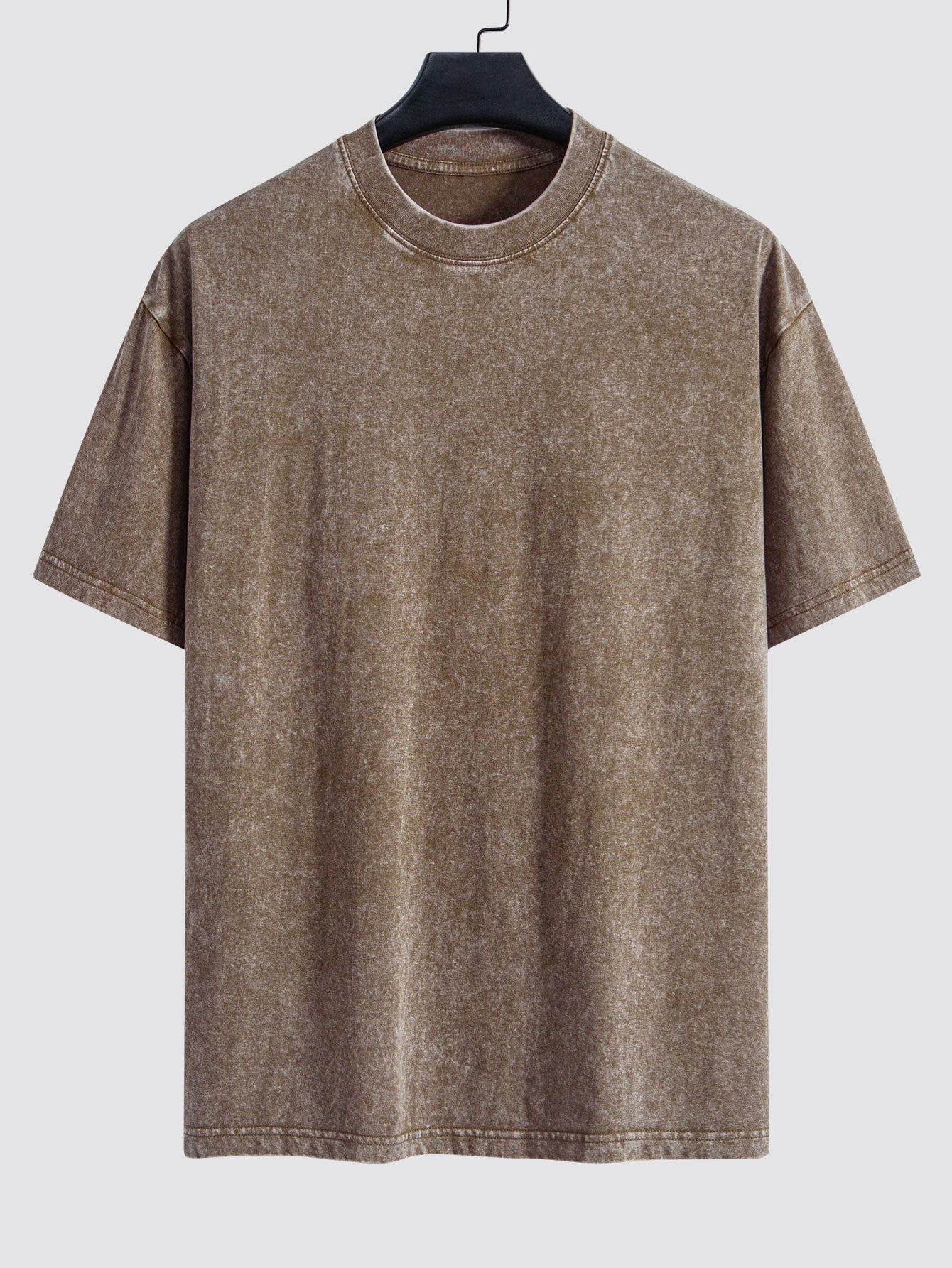 Oversized basis T-shirt in gewassen distress