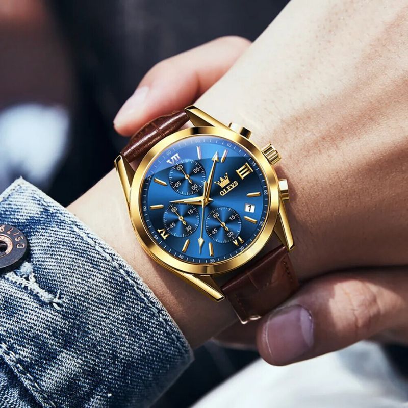 Gregor® | Luminous Quartz Chronograaf Horloge