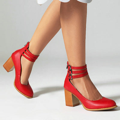 Elisa™| Gladde Sandalen met Dikke Zool