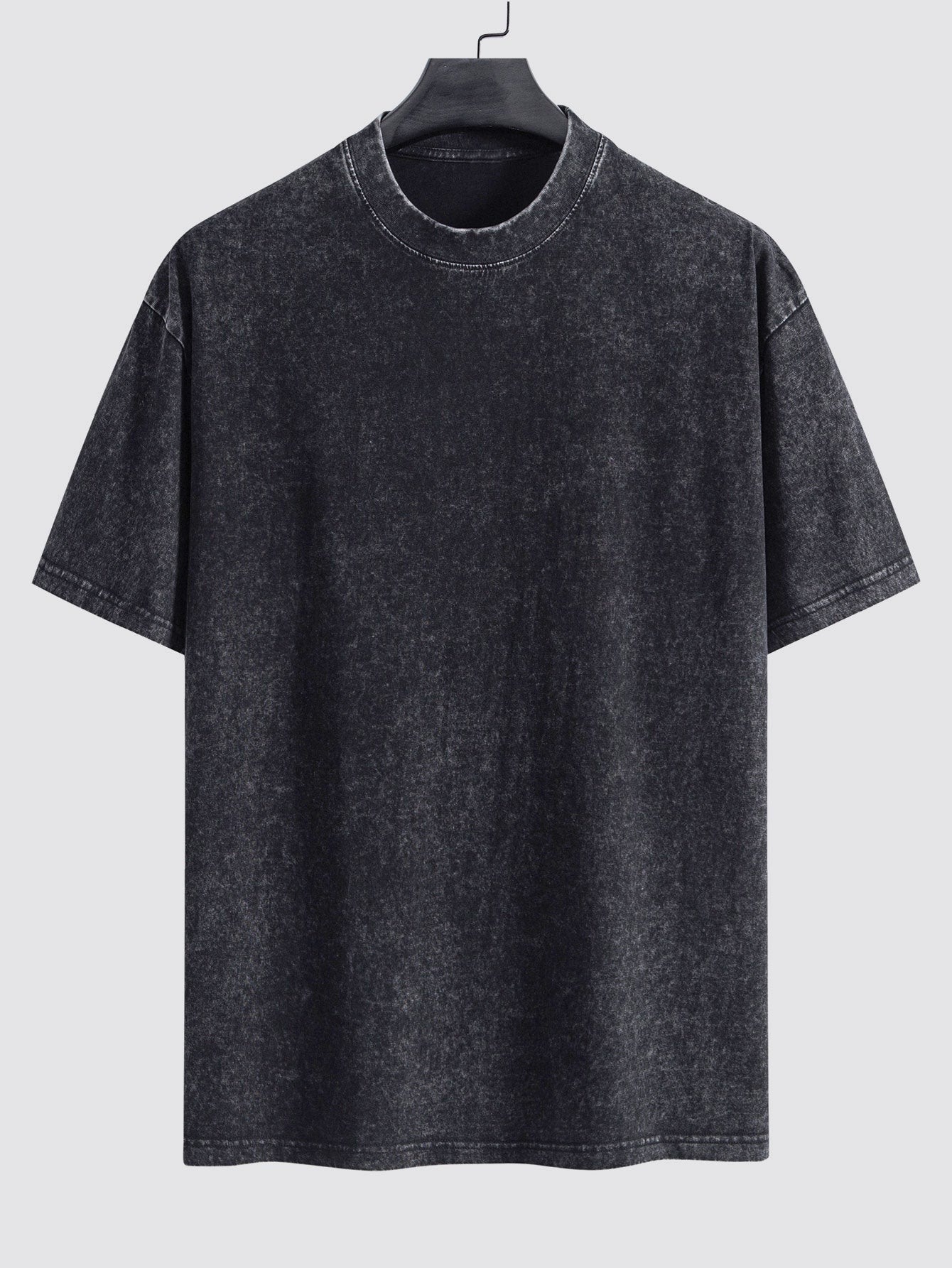 Oversized basis T-shirt in gewassen distress
