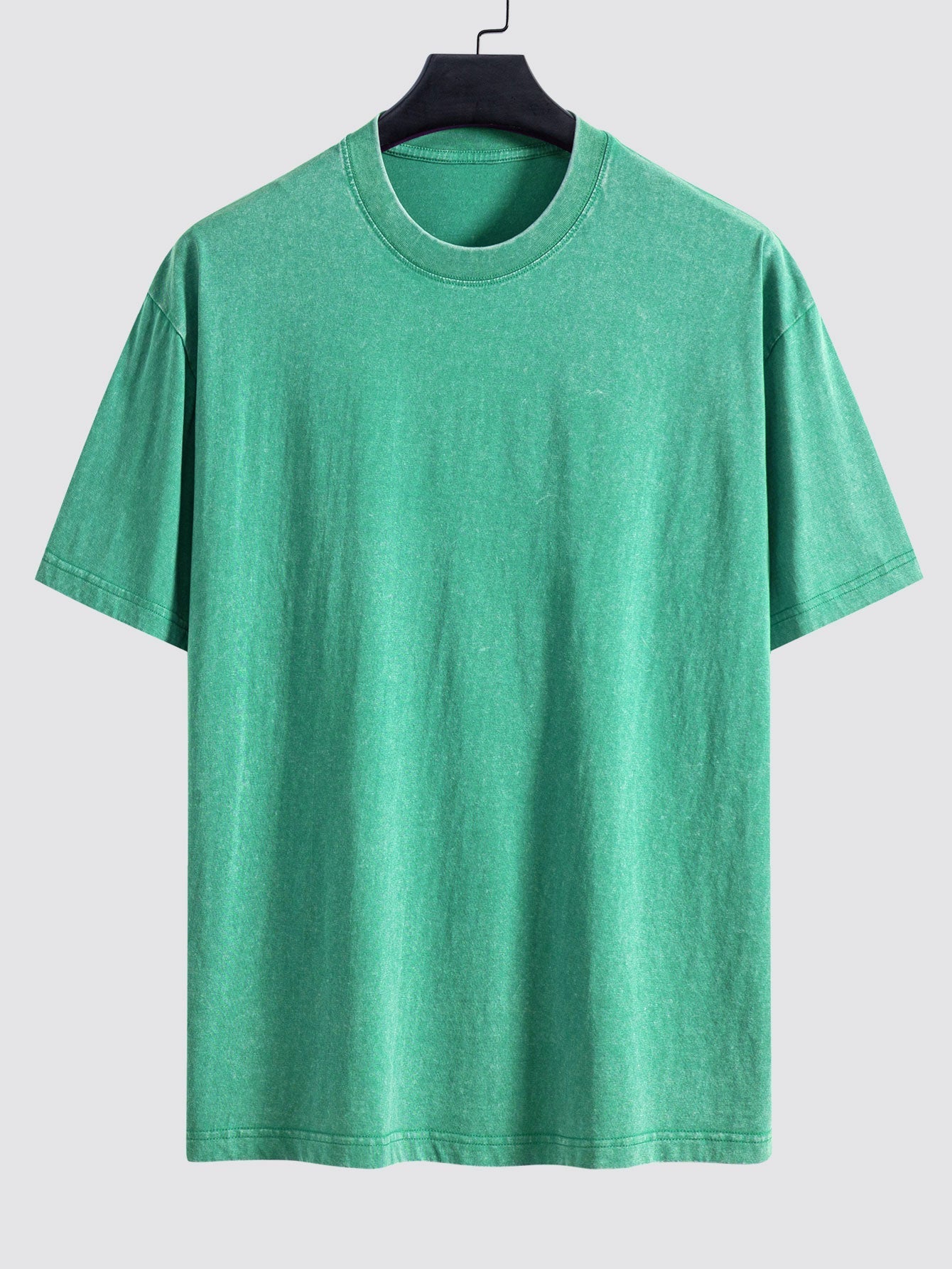Oversized basis T-shirt in gewassen distress