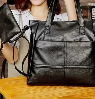 Chelsea® | Handgemaakte Leren Tas + Portemonnee (Gratis)